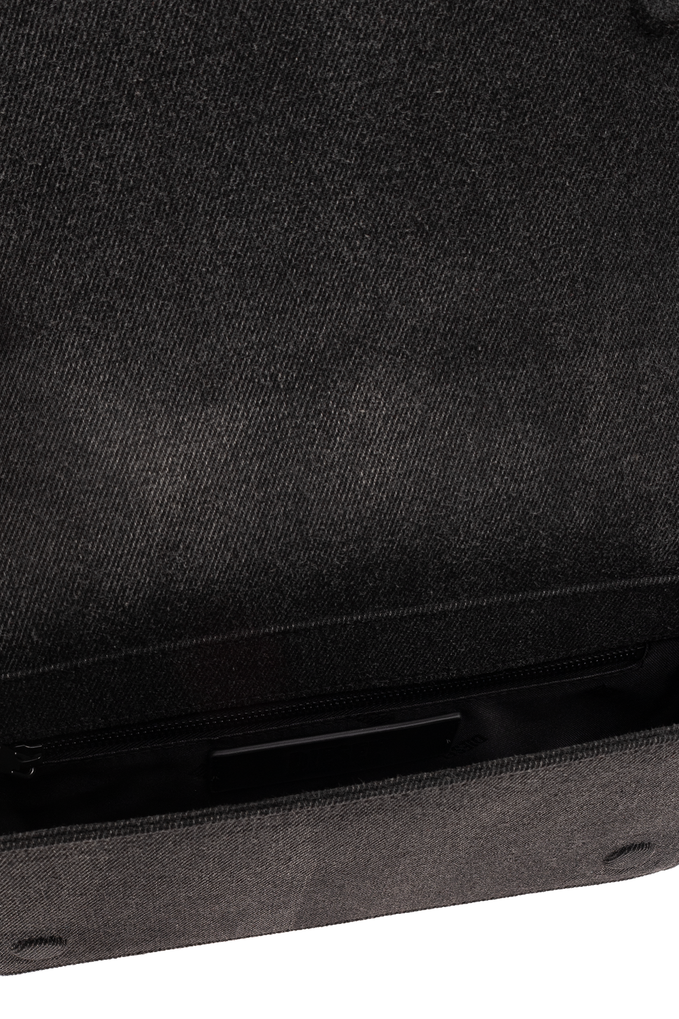 DIESEL | BISCOTTO SHOULDER BAG BLACK バッグ Women's Biscotto M-Leather shoulder bag with logo hardware